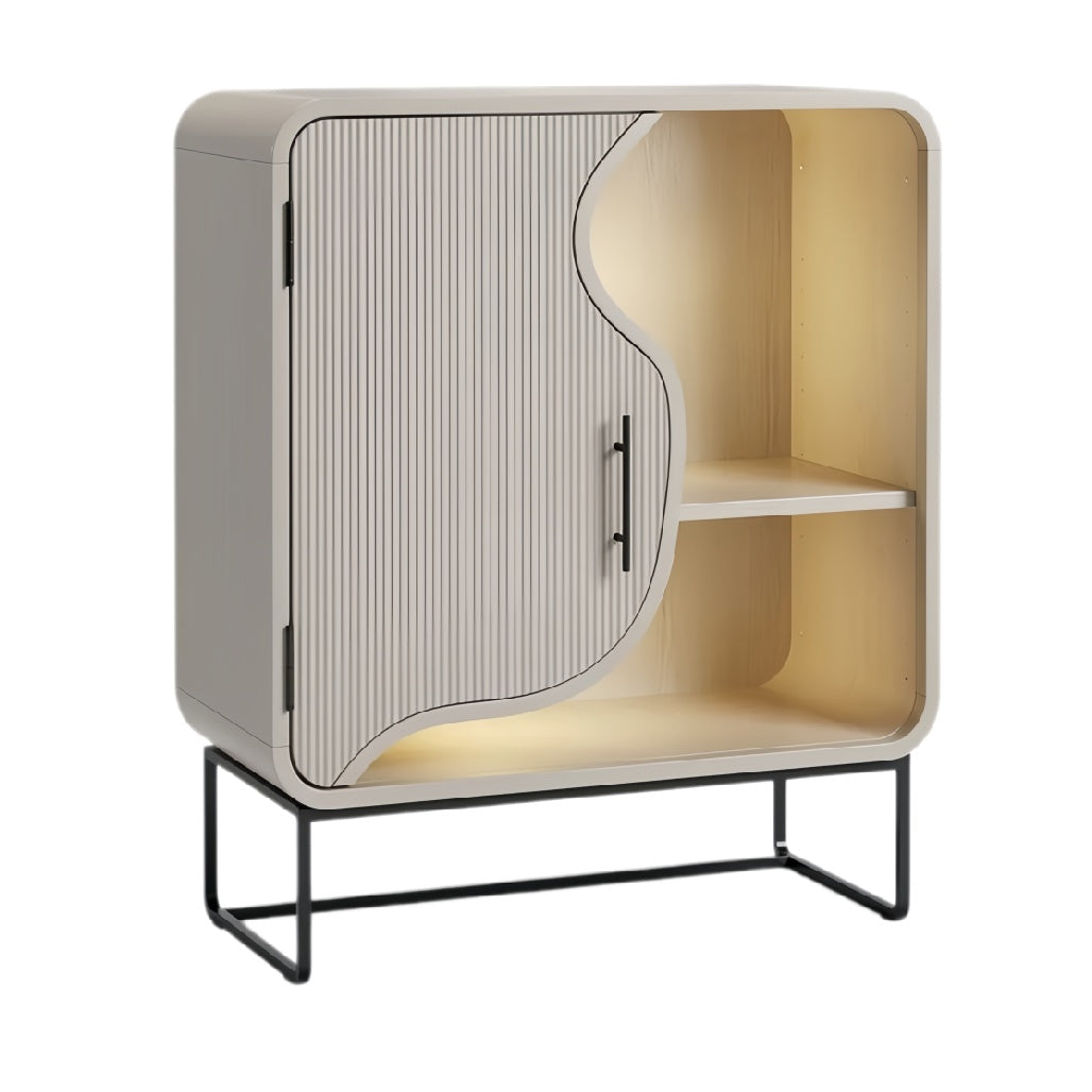 Modern Subtiel Kastontwerp met Golfvormige Deur